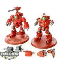 Adeptus Mechanicus - 2 x Kastelan Robots - teilweise gebaut