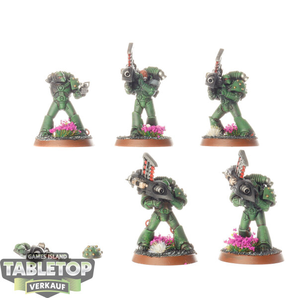 Horus Heresy - 5x Legion MKVI Missile Launcher Squad - teilweise bemalt