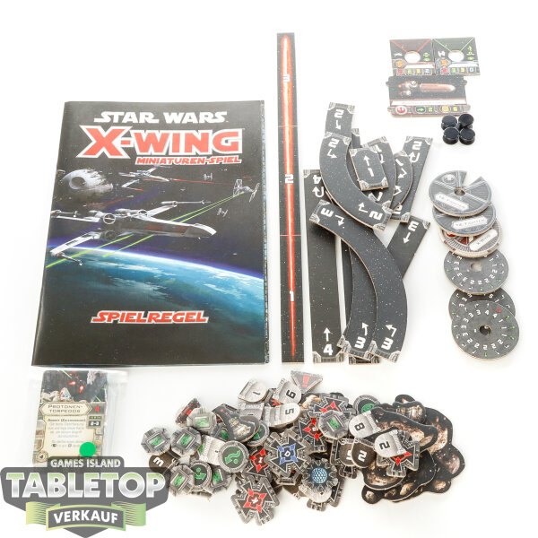 Star Wars X:Wing - Diverse Tokens, Cards, Rules & Reste - Sonstiges