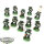 Dark Angels - 11 x Tactical Squad klassisch - bemalt