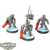 Tau Empire - 3x Stealth Battlesuits - bemalt