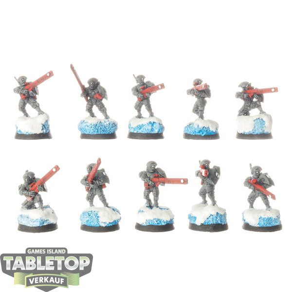 Tau Empire - 10x Fire Warriors - klassisch - bemalt