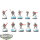 Tau Empire - 10x Fire Warriors - klassisch - bemalt