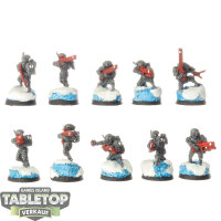 Tau Empire - 10x Fire Warriors - klassisch - bemalt