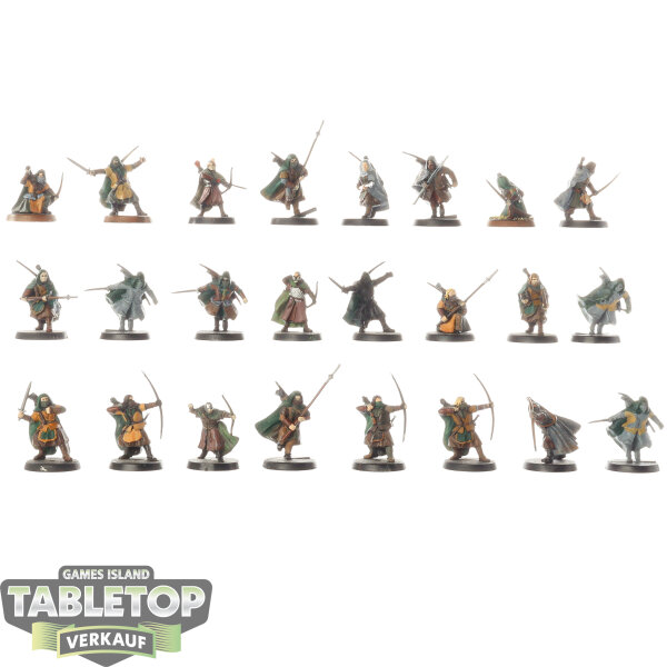 HdR Figuren - Gut - 24 Rangers of Middle-earth - teilweise bemalt
