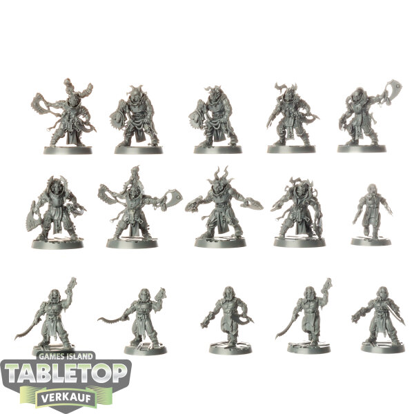 Necromunda - 15 Corpse Grinder Cult Gang - unbemalt