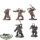 Chaos Space Marines - 5x Chaos Space Marines - teilweise bemalt