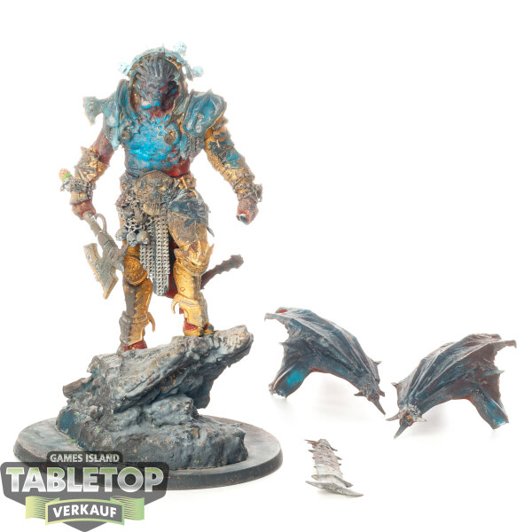 World Eaters - Bloody Hell Demon King / Angron – Daemon Primarch of Khorne Alternative - teilweise bemalt