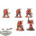 Chaos Space Marines - 5x Havocs - teilweise bemalt