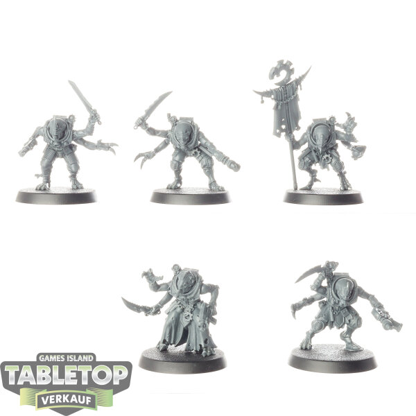 Genestealer Cults - 5x Hybrid Metamorphs - unbemalt