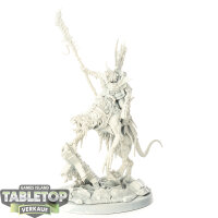Skaven - Clawlord on Gnaw-beast - grundiert