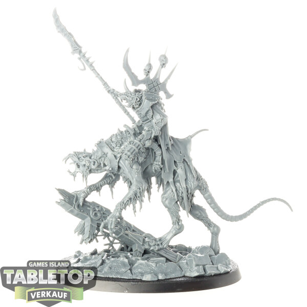 Skaven - Clawlord on Gnaw-beast - unbemalt