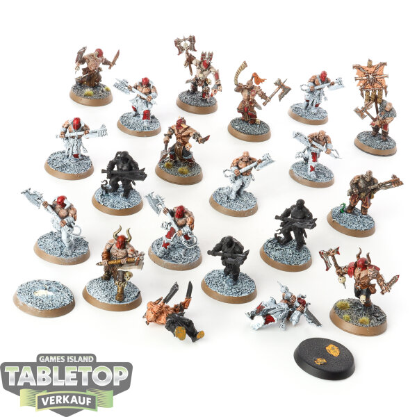 Blades of Khorne - 20x Bloodreavers - teilweise bemalt