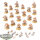 Dwarfen Mountain Holds - 20 x Dwarf Hammerers - bemalt