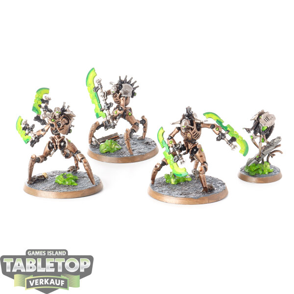 Necrons - 3 x Skorpekh Destroyers - bemalt