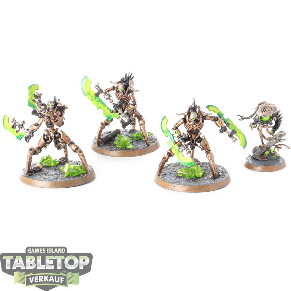 Necrons - 3 x Skorpekh Destroyers - bemalt
