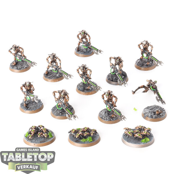 Necrons - 10 x Necron Warriors - bemalt