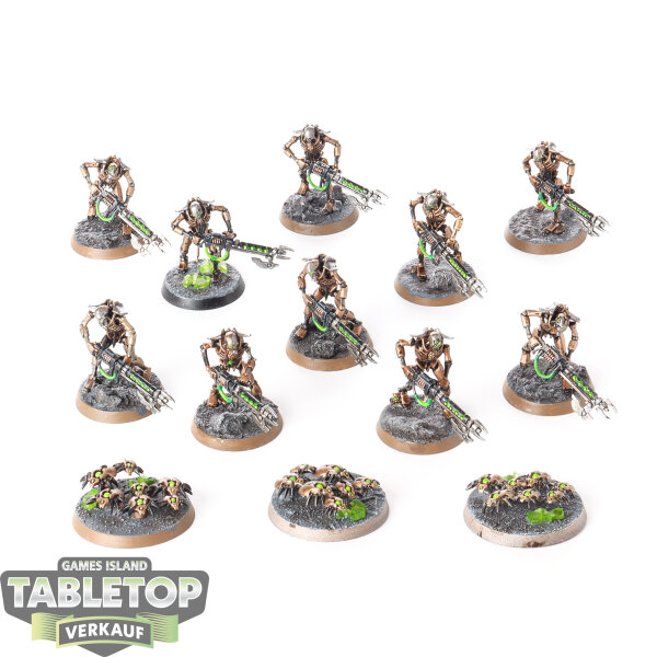 Necrons - 10 x Necron Warriors - bemalt