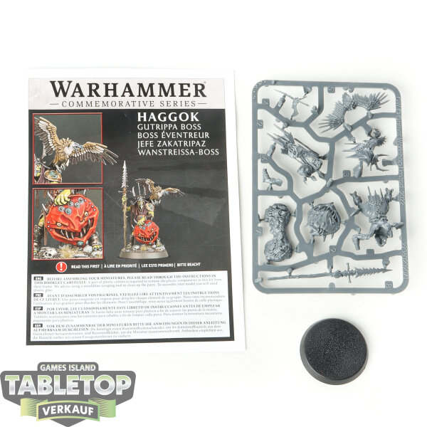 Orruk Warclans - Haggok Gutrippa Boss - Limited Edition - im Gussrahmen