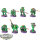 Space Marines - 8 Sniper Scouts klassisch - bemalt