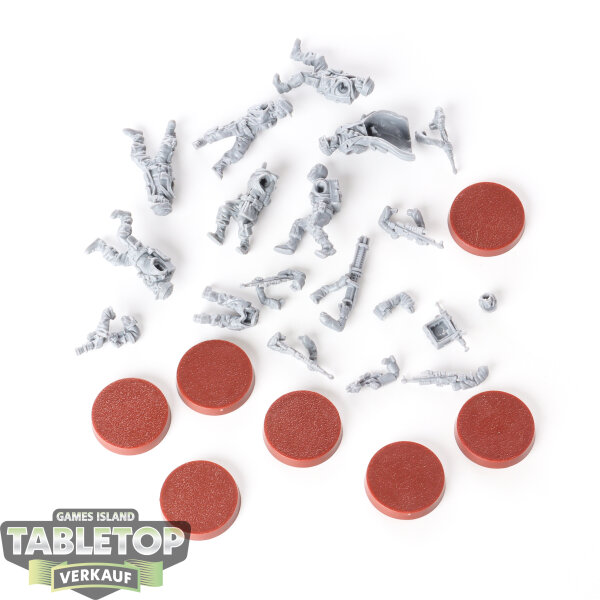 Rebellen - 7x Rebel Trooper - im Gussrahmen