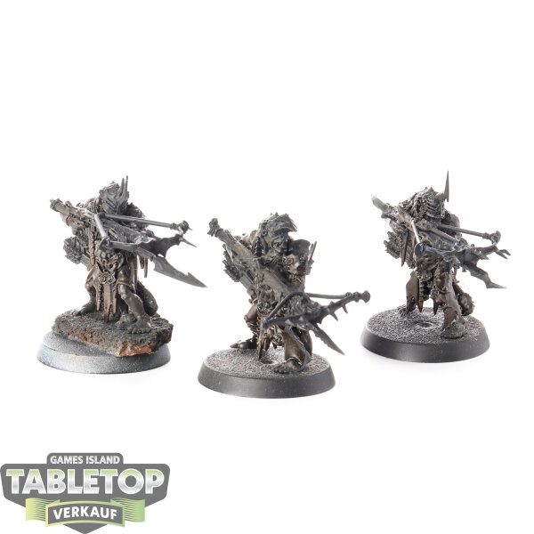 Orruk Warclans - 3x Man-Skewer Boltboyz - teilweise bemalt