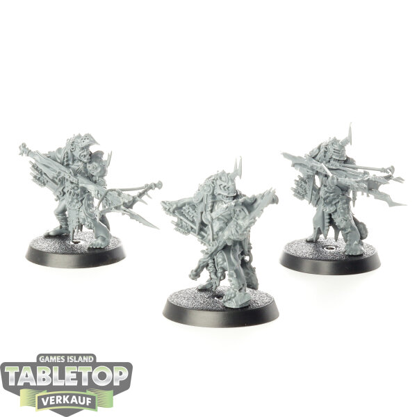 Orruk Warclans - 3 Man-Skewer Boltboyz - unbemalt