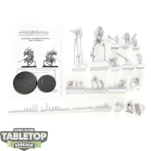 Blades of Khorne - Khorne Daemon Prince and Herald - im Gussrahmen