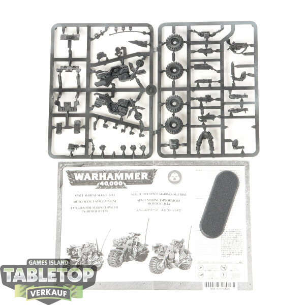 Space Marines - Scout Bike - im Gussrahmen