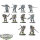 Space Marines - 10 x Assault Intercessor Squad - teilweise bemalt