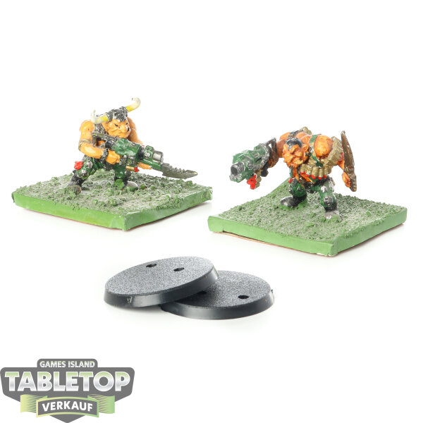 Astra Militarum - 2x Ogryn (Klassisch) - bemalt