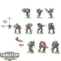Dark Angels - 10x Tactical Squad (Klassisch) - bemalt