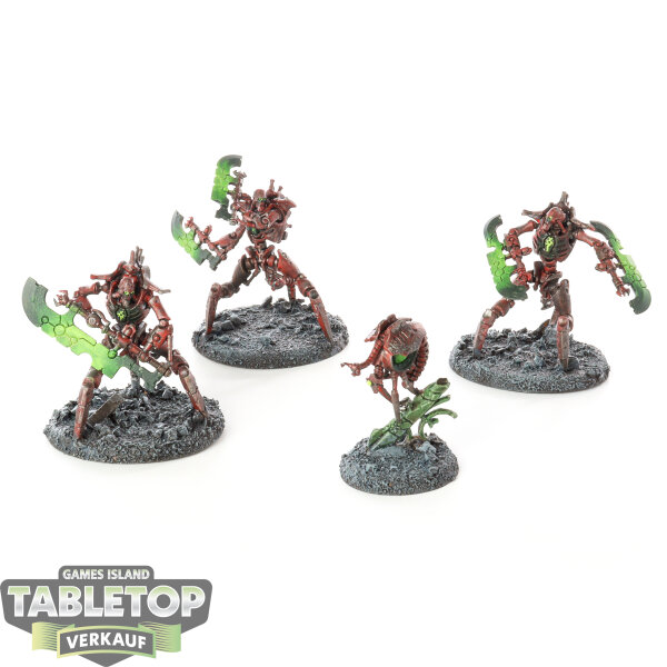 Necrons - 3 Skorpekh Destroyers - bemalt