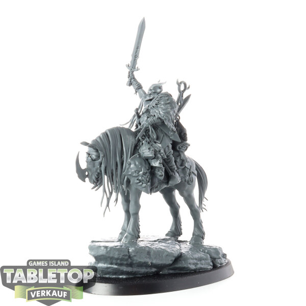 Slaves to Darkness - Darkoath Chieftain on Warsteed - unbemalt