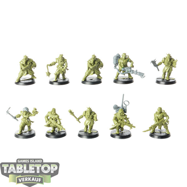 Chaos Space Marines - 10x Chaos Cultists klassisch - unbemalt