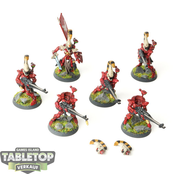 Aeldari - 6x Dire Avengers - bemalt