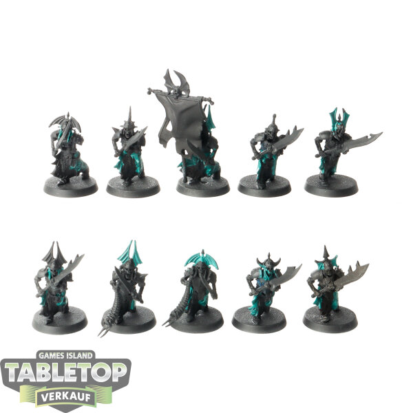 Soulblight Gravelords - 10 Grave Guard - teilweise bemalt