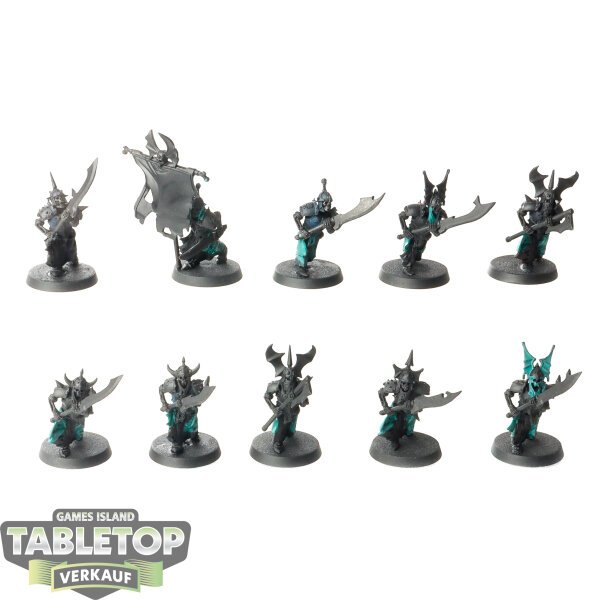Soulblight Gravelords - 10 Grave Guard - teilweise bemalt