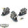 Space Marines - 3 Space Marine Bike Squad - bemalt