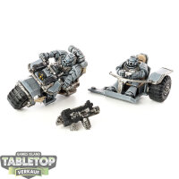 Space Marines - Space Marine Attack Bike - bemalt