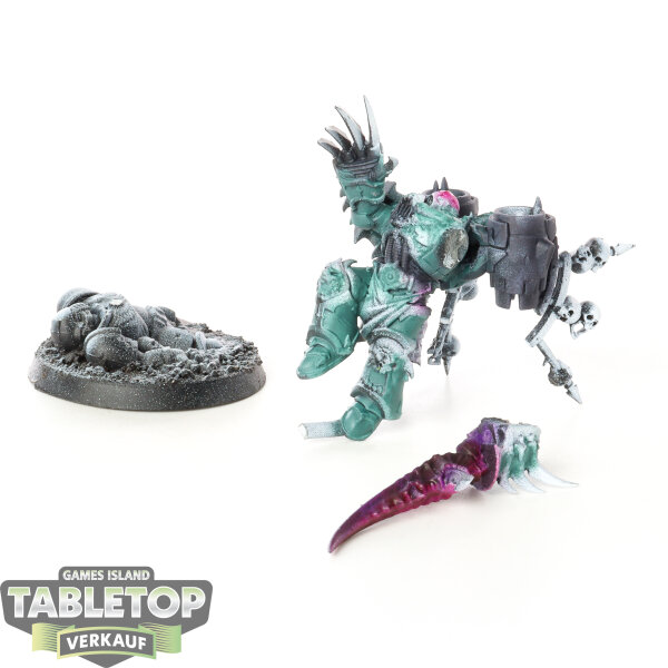 Chaos Space Marines - Haarken Worldclaimer, Herald of the Apocalypse - teilweise bemalt