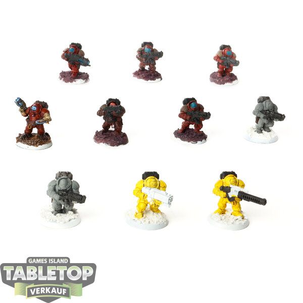 Leagues of Votann - 10 Hearthkyn Warriors - teilweise bemalt