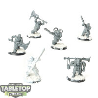 Leagues of Votann - 6 Cthonian Beserks - teilweise bemalt