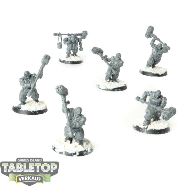 Leagues of Votann - 6 Cthonian Beserks - unbemalt