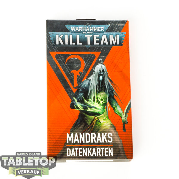 Kill Team - Drukhari Mandrakes Datacards - deutsch