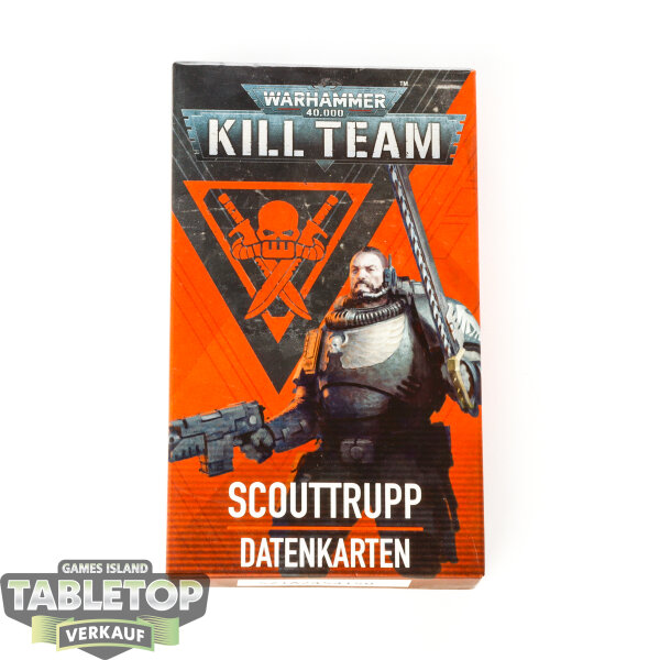Kill Team - Space Marine Scout Squad Datacards - deutsch