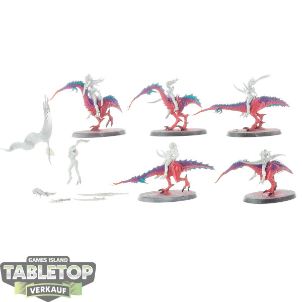Hedonites of Slaanesh - 5x Seekers of Slaanesh - teilweise bemalt
