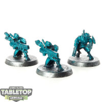 Tau Empire - 3x Pathfinder Scouts - grundiert