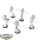Aeldari - 5 Shadow Spectres Aspect Warrior Squad - unbemalt