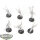 Aeldari - 6 x Swooping Hawks klassisch - unbemalt